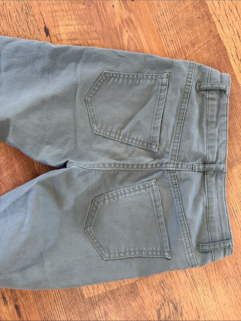 Forever 21 Olive Green Skinny Jeans - Picture 3 of 3